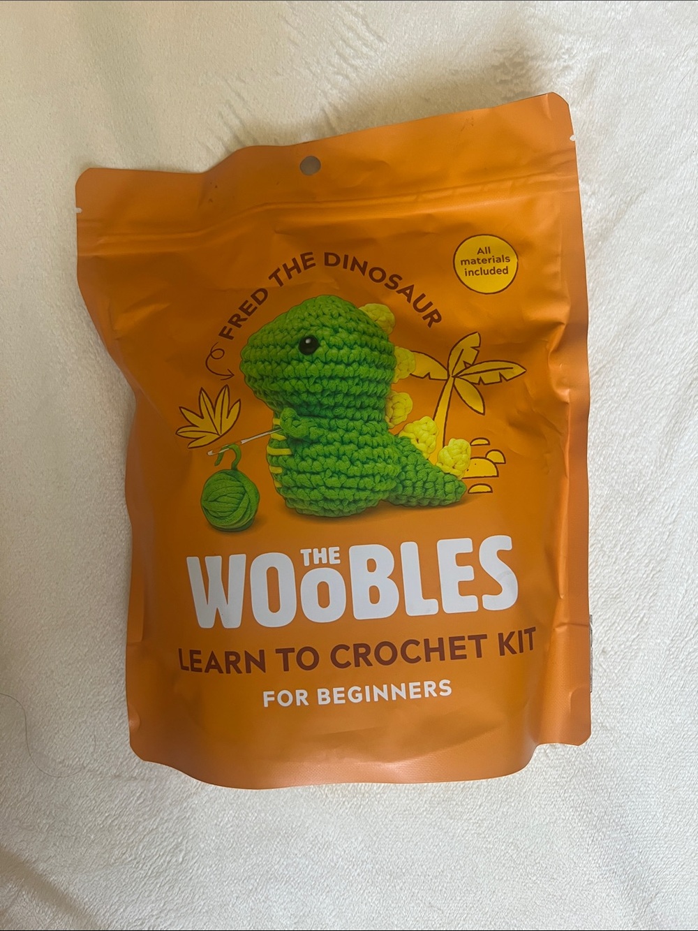 Wobbles Dinosaur Crochet Kit